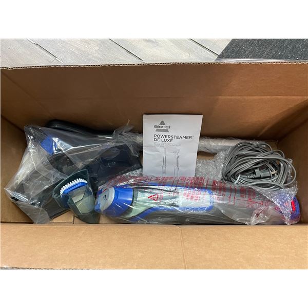 1 Bissell PowerSteamer Deluxe Steam Mop - New/Open Box