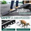 Image 7 : 1 Portable/Foldable 71" Long Dog Car Ramp Stairs with Anti-Slip Soft Rug Surface - Brand New!