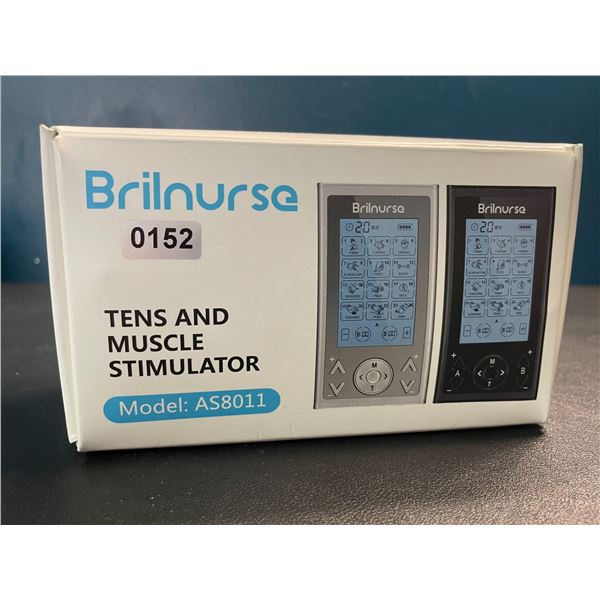 1 Brilnurse TENS Device/EMS Muscle Stimulator - Brand New