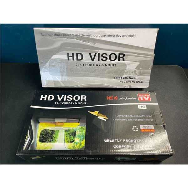 2 HD Visors - Anti-Glare Visors for Vehicles - New