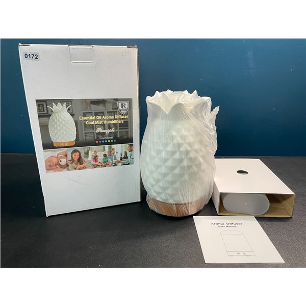 1 Pineapple Design Essential Oil Aroma Diffuser - Cool Mist Humidifier - Brand New - 7 Light Modes!