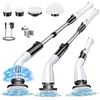 Image 1 : 1 Labigo Electric Spin Brush/Cordless Spin Scrubber with 4 Brush Heads & Adjustable Height - NEW
