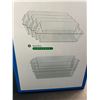 Image 3 : 1 4PC Stackable Fridge Storage Bins - Clear Plastic Stackable Fridge Bins - 14.55" x 8.5" x 4" - New