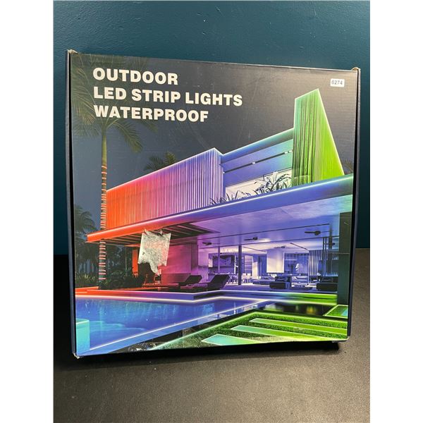 1 Outdoor LED RGB Waterproof Strip Light Kit - Long 500FT Length (150m) w/ Remote Control - NEW