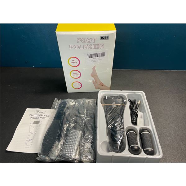 1 Electric Foot Callus Remover Set - New