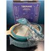 Image 2 : 1 Tiborang Titanium Multi-Functional Non-Stick Cooking Pan - 11-Inch - Teal Colour - Brand New!