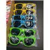 Image 2 : Box of 16 Neon Colour Party Sunglasses - New