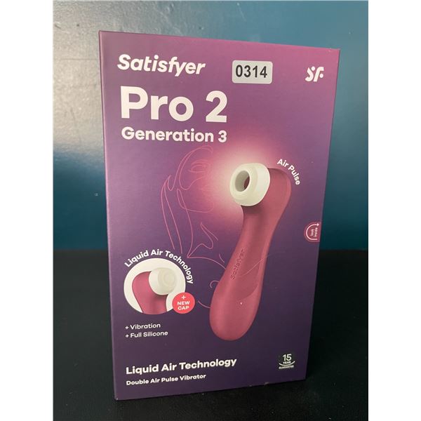1 Satisfyer Pro 2 Generation 3 - Double Air Pulse Vibrator/Sex Toy w/ App Control - Brand New