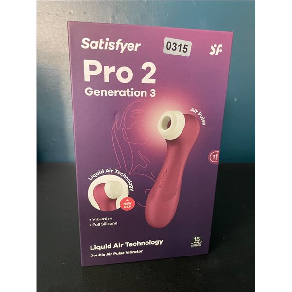 1 Satisfyer Pro 2 Generation 3 - Double Air Pulse Vibrator/Sex Toy w/ App Control - Brand New