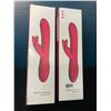 Image 1 : 2 Rabbit-Style Vibrating Silicone Sex Toys for Women - Rechargeable - Brand New Sealed!