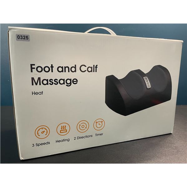 1 Heated Foot and Calf Massager - Brand New