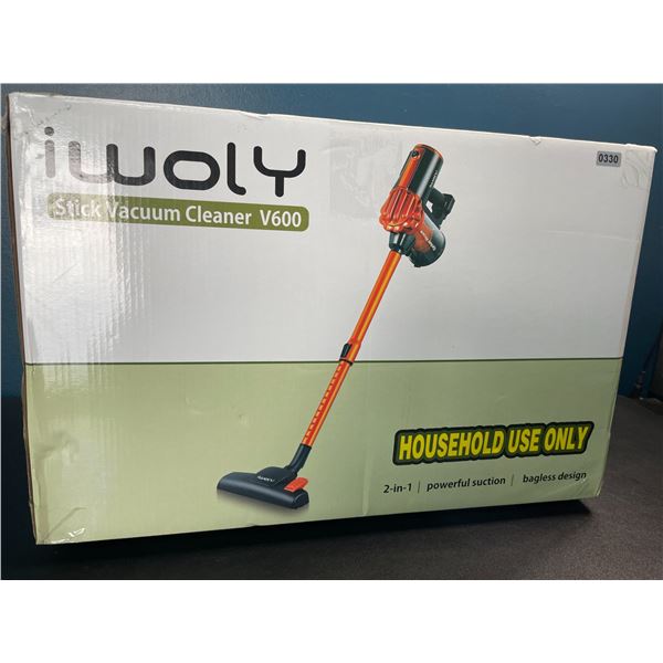 1 iWoly Corded Bagless Stick Vacuum Cleaner V600 - Brand New