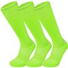 Image 1 : 4 Multi-Packs of Marchare Boys Knee-High Sports/Soccer Socks - Green - 3 Pairs Each/12 Total - New