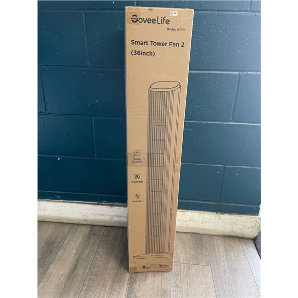 1 GoveeLife Smart Tower Fan 2 (36-Inch) Smart Control Fan - Open Box/New