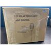Image 3 : 1 Box of LED Waterproof Outdoor Solar Torch Lights for Lawns/Gardens - 12PCS - New