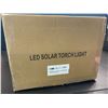 Image 4 : 1 Box of LED Waterproof Outdoor Solar Torch Lights for Lawns/Gardens - 12PCS - New