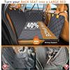 Image 2 : 1 Manificent Back Seat Extender for Dogs - Hard Bottom Dog Car Seat Cover/Hammock for Back Seats