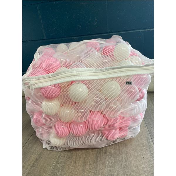1 Giant Bag of Ball Pit Balls - Plastic Crush Proof Plastic Balls - Approx. 200 PCS - NEW
