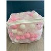 Image 1 : 1 Giant Bag of Ball Pit Balls - Plastic Crush Proof Plastic Balls - Approx. 200 PCS - NEW
