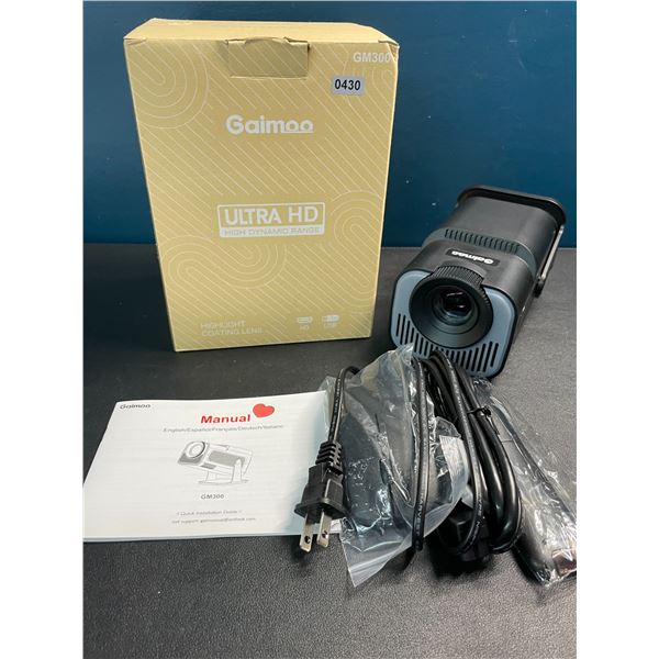 1 Gaimoo GM300 Ultra HD High Dynamic Range Projector - New