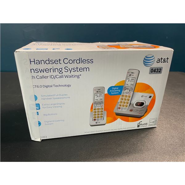 1 AT&T 2 Handset Cordless Answering System with Caller ID/Call Waiting