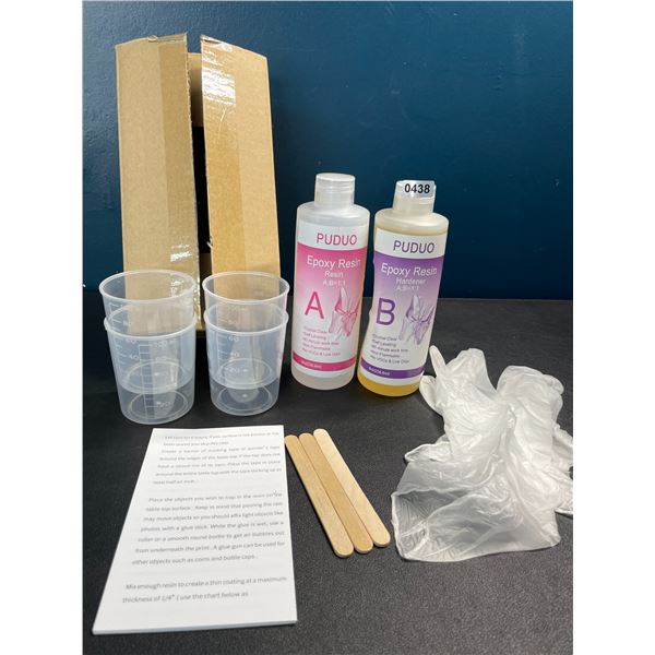 1 Crystal Clear Epoxy Resin Crafting Kit - 16oz Kit - Brand New!