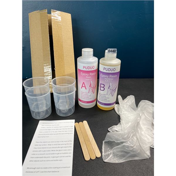 1 Crystal Clear Epoxy Resin Crafting Kit - 16oz Kit - Brand New!