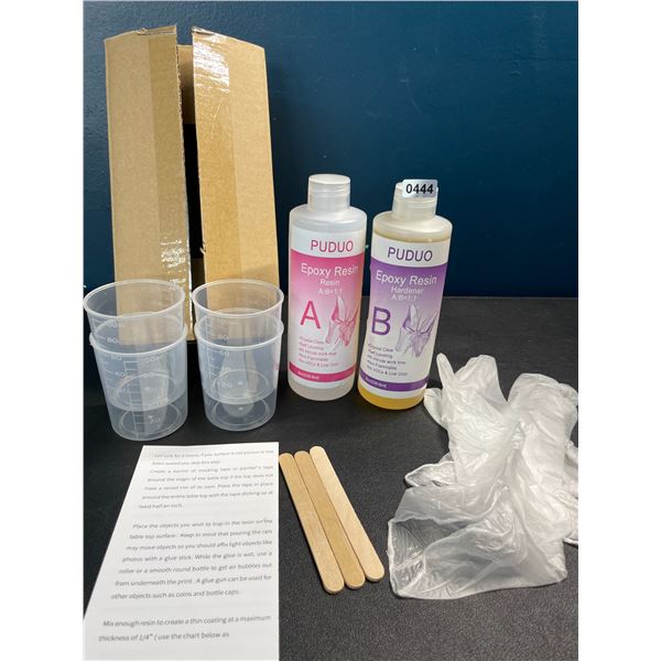 1 Crystal Clear Epoxy Resin Crafting Kit - 16oz Kit - Brand New!