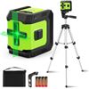 Image 1 : 1 Green Laser Level Tool with Tripod Stand - 100' Working Distance - Brand New!