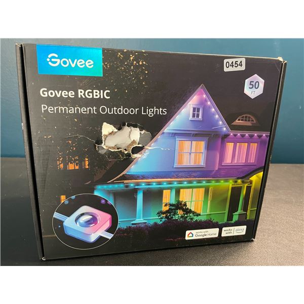 1 Govee Smart RGBIC Permanent Outdoor Lights (Model: H705B) - 50FT - Open Box/New