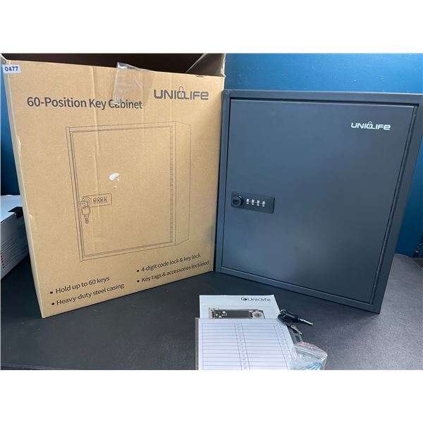 1 UNIQLIFE 60-Position Lockable Key-Storage Cabinet - Open Box