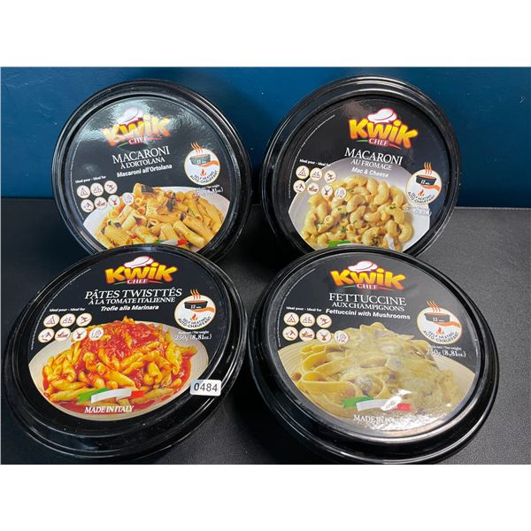4 Kwik Chef Self-Heating Instant Meals - 250g - Assorted Flavors - Exp: 24/\Dec/02
