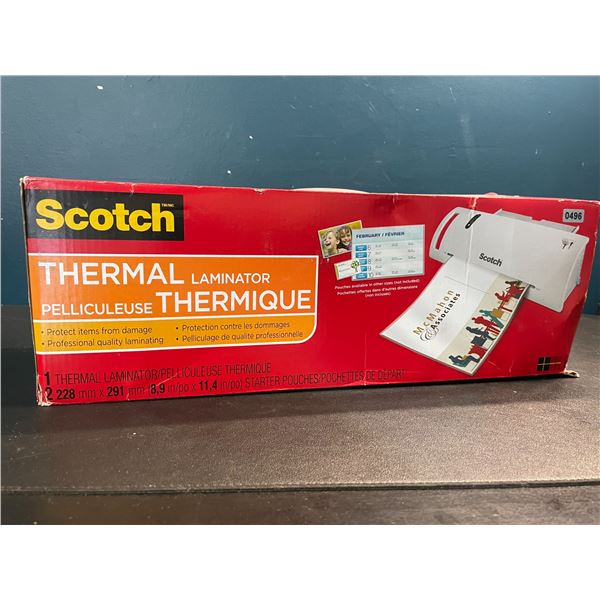 1 Scotch Thermal Laminator - Open Box/New