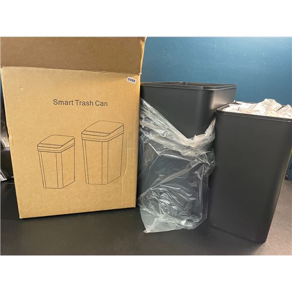 1 Smart Trash Can Set - 2pcs Included in Box  (Big and Small Trash Can) - Brand New