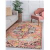 Image 1 : 1 Lahome Boho Large Size Area Rug - 5Ft x 7FT Size - Floral Design - Brand New!