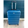 Image 3 : 3PC Hard Shell Rolling Luggage Set (20", 24", & 28" Sizes Included) - Cerulean Blue Colour