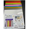 Image 2 : 2 Multi-Packs of Lya HTV Vinyl (Heat Transfer Vinyl) Sheets - Assorted Colours - 30PCS Per Pack