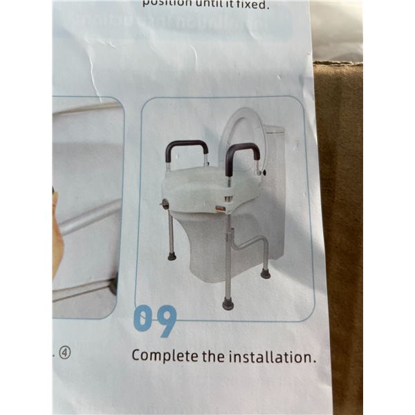 1 Raised Toilet Seat/Mobility Aid - New/Open Box