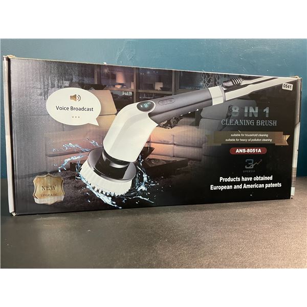 1 Electric Spin Cleaning Brush Set - Brand New