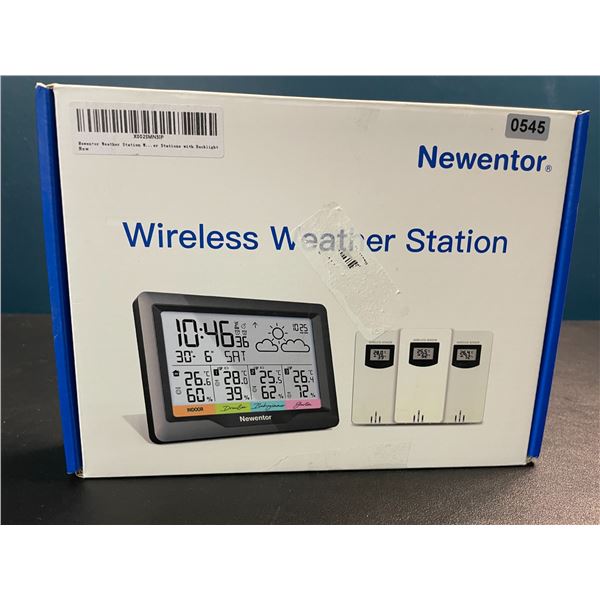 1 Newentor Q5 Wireless Weather Station - New