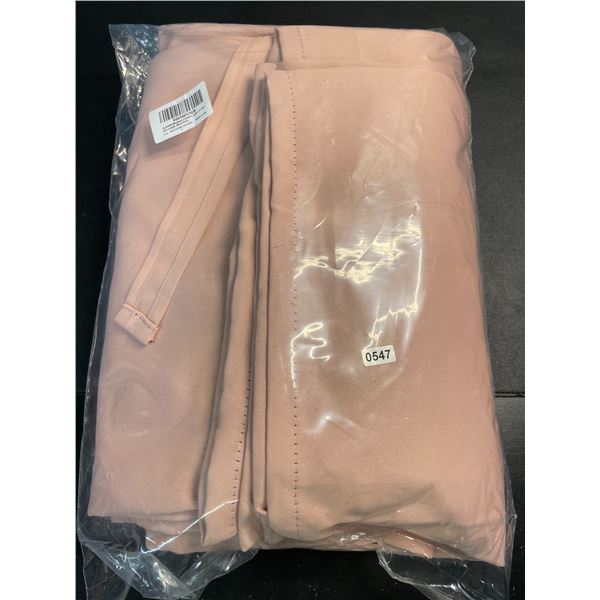 1 Pack of Blackout Curtains - Blush Pink Colour - 2 Panels (84inch Length)