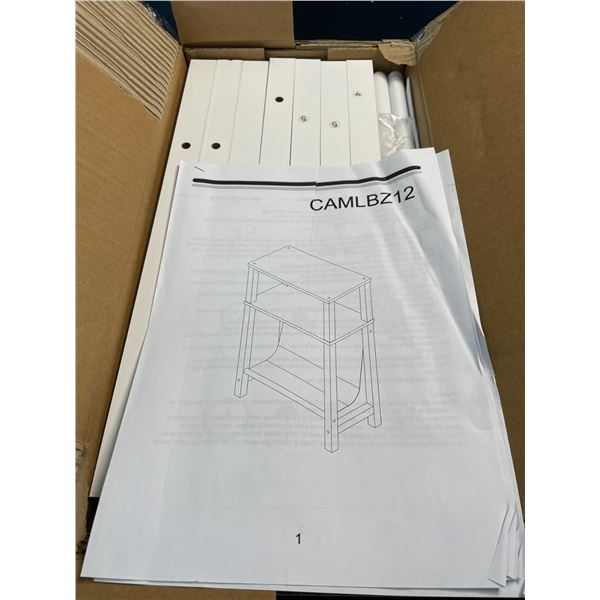 1 Narrow End Table/Small Side Table for Living Room/Bedroom - New in Box (Assembly Req'd)