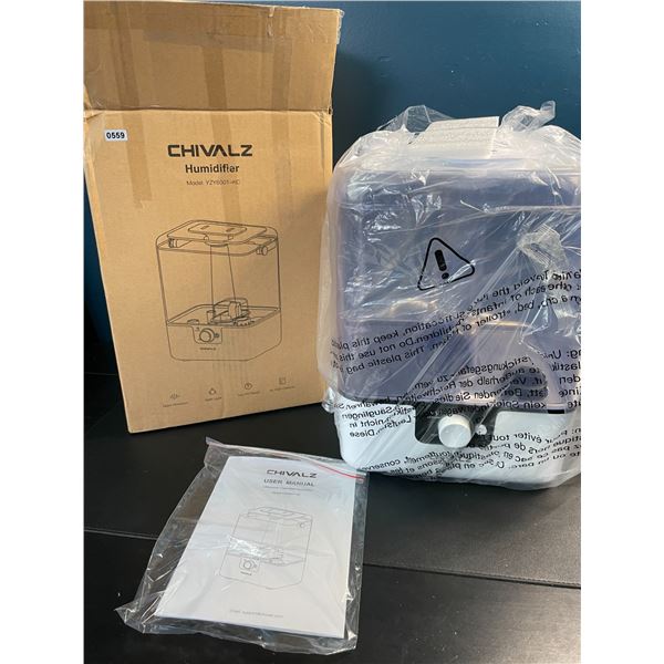 1 Chivalz Humidifier for Home - (Model: YZY6001-KC) - Large 6L Capacity