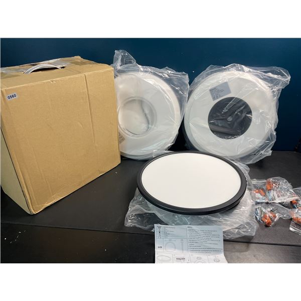 6 Pack LED Flush Mount Ceiling Lights - 11.6inch - Brand New