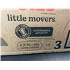 Image 3 : 1 Box of Huggies Little Movers - Size 3 - 6 Packs (26 each) - 156 Diapers Total - New