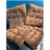 Image 2 : Set of 5 Brown Plush Cushions - 15inch Size - New