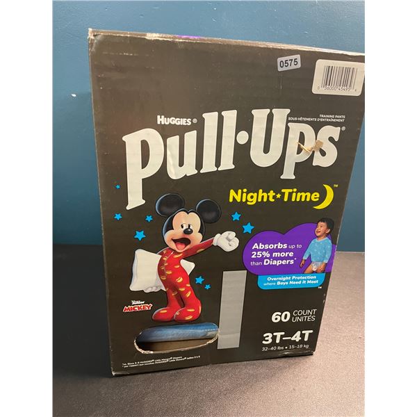 1 Box of Huggies Pull-Ups - Size 3T-4T - 60 Count - New