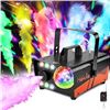 Image 1 : 1 Hakuta 500W Fog Machine with LED Disco Party Lights - Brand New!