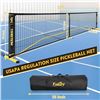Image 2 : 1 Fostoy Portable Pickleball Net - 22FT Large Pickleball Net System w/ Carrying Bag - New