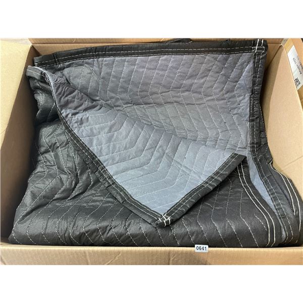 72" x 80" Large Full Size Heavy-Duty Moving Blankets/Furniture Protection Moving Pads - Open Box